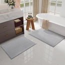 Axyaa Chenille Bathroom Mats - Ultra Soft, Non-slip, Plush Microfiber Rugs