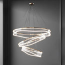 Axyaa Luxury Decorative Circular Pendant Lamp for Living Room and Hotel Decor.