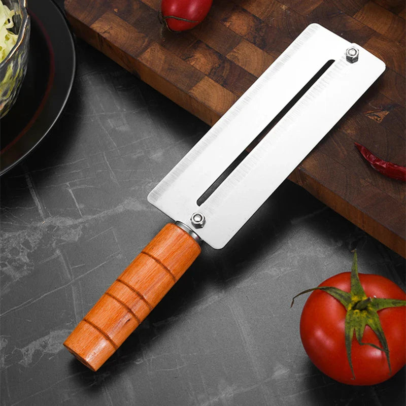 Axyaa Stainless Steel Pineapple & Sugarcane Peeler Cutter Knife - Kitchen Fruit Tool