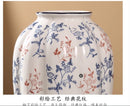 Axyaa Blue & White Porcelain Vase: Elegant Home Decor for Living Room, TV Cabinet & Dining Table