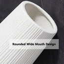 Axyaa 24" Tall White Floor Vase for Modern Home Decor