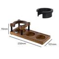 Axyaa Solid Wood Coffee Powder Pressing Base - Coffee Tool Storage Seat - Coffee Handle Bracket