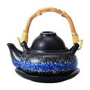 Axyaa Ceramic Teapot: Retro Style, Ideal for Seafood Soup, Creatively Designed.
