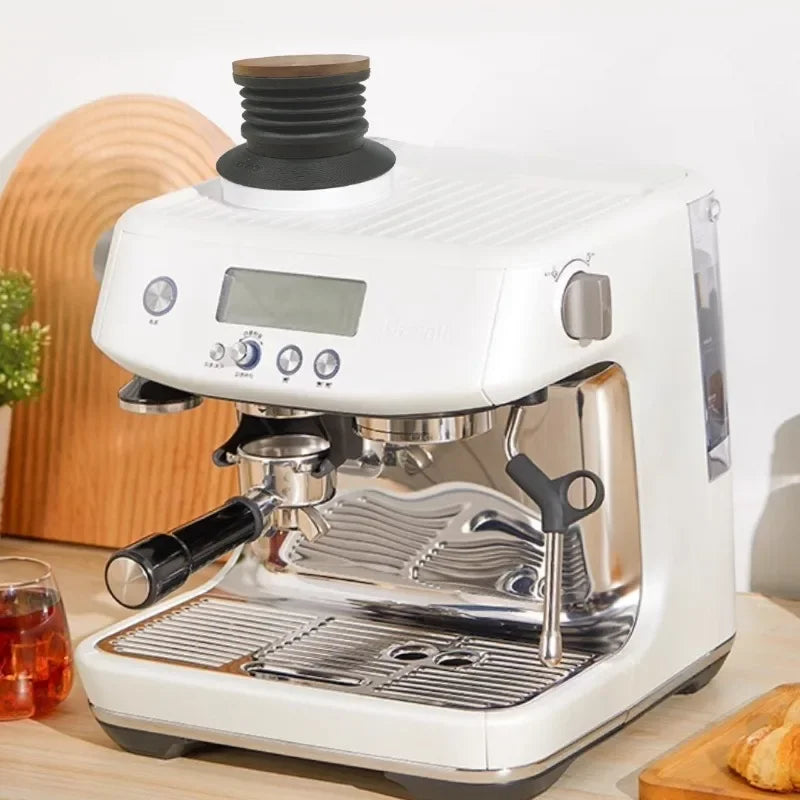 Axyaa Silicone Bellows Single Dose Hopper for Breville Sage Espresso Grinding, Cleaning Tool
