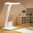 Axyaa LED Desk Lamp: 3-Level Dimmable Touch Night Light, USB Rechargeable, Foldable Table Lamp