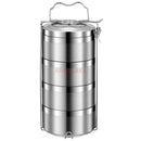 Axyaa 316 Stainless Steel Insulated Bento Lunch Box, 4-Layer Anti-Overflow Design