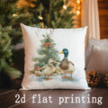 Axyaa Christmas Pillow Covers for Sofa, Bedroom, Car - Assorted Prints Pattern Pillows