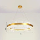 Axyaa Crystal Chandelier: Modern Luxury for Home, Villa, and Living Room