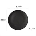 Axyaa Ceramic Steak Plate Set for Molecular Cuisine and Sushi Dish Service