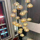 Axyaa Staircase Chandeliers LED Pendant Light Lamps for Modern Home Decor