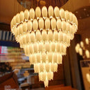 Axyaa Crystal Flower Chandelier for Stairway Loft, Villa, Hotel Lobby