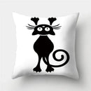 Cute Cat Cushion Cover 45x45cm - Axyaa Home Decor Pillowcases