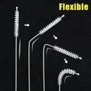 Axyaa Stainless Steel Straw Cleaning Brush for Water Cup Bottles