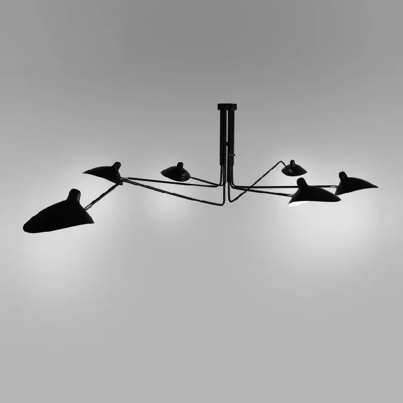 Axyaa Nordic Duckbill Chandelier - Modern Iron Ceiling Light Fixture