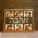 Axyaa Custom 3D Acrylic Lamp with Photo Text Night Light Gift
