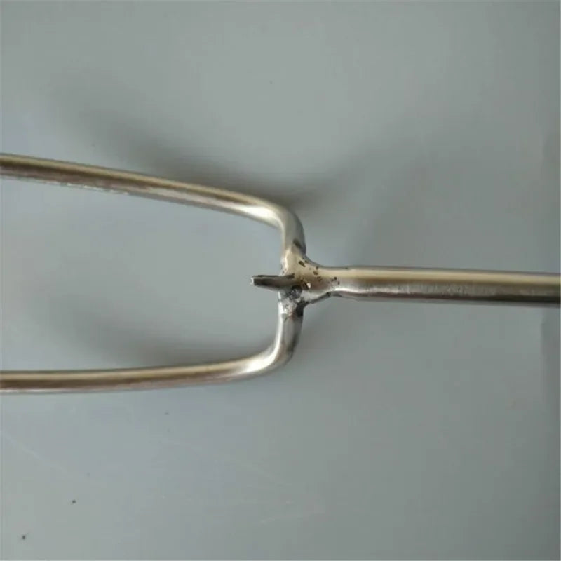 Axya Stainless Steel BBQ Meat Fork with Wooden Handle and Big Hooks