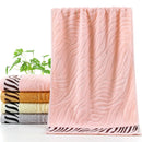 Axyaa Tiger Stripe Bamboo Towels Set - Quick-Dry & Absorbent