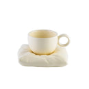 Axyaa Ceramic Coffee Cup Set: European Afternoon Tea, Breakfast Saucer, Dessert Plate, Gift