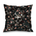 Axyaa Night Rose Linen Pillowcase - Decorative Floral Pillow Covers for Home Decor