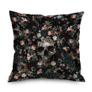 Axyaa Night Rose Linen Pillowcase - Decorative Floral Pillow Covers for Home Decor