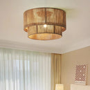 Axyaa Retro Hemp Rope Pendant Lights for Dining Room & Restaurant