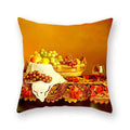 Axyaa Vase Flower Polyester Throw Pillowcase for Home Decor