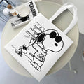 Axyaa Cartoon Dog Tote Bag - Foldable Shoulder Bag for Women and Students