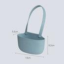 Axyaa Silicone Sink Holder Bathroom Storage Basket Sponge Soap Dish Bag