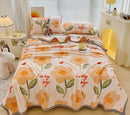 Axyaa Cloud Mink Velvet Cover Blanket - Milk Fiber Printed Blanket