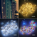3M Axyaa LED Curtain String Lights with Remote Control - Perfect for Home Decoration