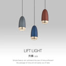 Axyaa Suspension LED Pendant Lights for Bedside Living Room Bar Indoor Lighting