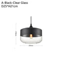 Axyaa Retro Glass LED Pendant Chandelier for Bedroom Dining Room Bar Restaurant