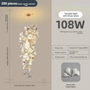 Axyaa Ginkgo Leaf Staircase Chandelier for Duplex Villa Lobby - Modern Designer Pick