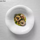 Axya Ceramic Deep Bowl: High Beauty Tableware for Restaurant, Salad, Fruit, Soup, Dessert