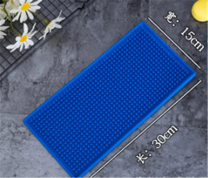 Axya Rubber Bar Service Spill Mat - Water Proof & Anti-skid Glass Coaster
