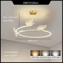 Axyaa Modern Butterfly Chandelier LED Pendant Light for Minimalist Living Room