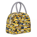 Axyaa Miniones Insulated Lunch Bag - Fun Kawaii Design, Large Capacity Cooler