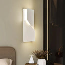 Axyaa Nordic White LED Wall Lamp Modern Simple Design for Living Room, Bedroom, and Aisle