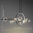 Axyaa Nordic Bubble Pendant Light for Modern Creative Restaurants and Bars