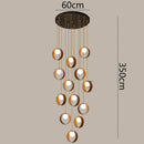 Axyaa LED Pendant Light for Modern Home Decor and Staircase Chandeliers
