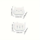 Axyaa Cat Toothbrush Head Covers - Set of 8