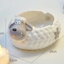 Axyaa Cute Animal Ceramic Ashtray for Home Decor and Boyfriend Gift