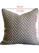 Axyaa Herringbone Yarn Pillowcase - Modern Minimalist Decor
