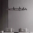 Axyaa LED Ring Pendant Light Chandeliers for Modern Living and Dining Room