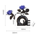 Axyaa Simple Vase Bouquet Decoration for Foyer, Living Room, Study, Bedroom