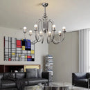 Axyaa LED Staircase Chandeliers Indoor Pendant Light Lamps for Living Room