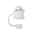 Axyaa Halloween Silicone Straw Toppers 5PCS Set for 10mm Straws