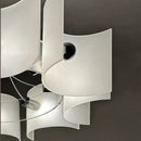 Axyaa ETOIL LED Acrylic Chandelier White Square Light Fixture