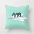 Axyaa Cartoon Animal Pillowcase: Office Car Seat Decor, Sofa Bedroom Cute Pillowcase