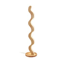 Axyaa Nordic Wood LED Floor Lamp - Minimalist Japanese Style for Living Room